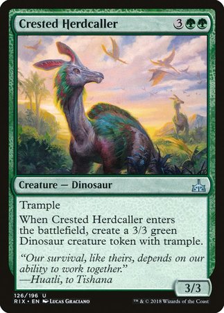 Crested Herdcaller [Rivals of Ixalan] | Exor Games Bridgewater