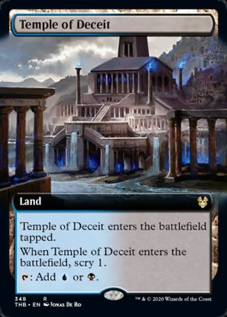 Temple of Deceit (Extended Art) [Theros Beyond Death] | Exor Games Bridgewater