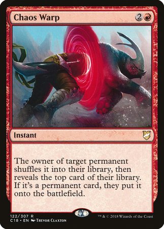 Chaos Warp [Commander 2018] | Exor Games Bridgewater