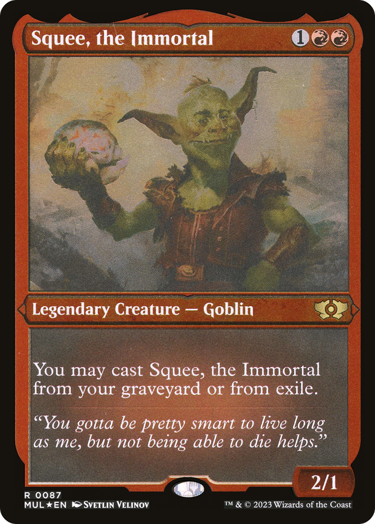 Squee, the Immortal (Foil Etched) [Multiverse Legends] | Exor Games Bridgewater