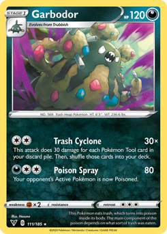 Garbodor (111/185) [Sword & Shield: Vivid Voltage] | Exor Games Bridgewater