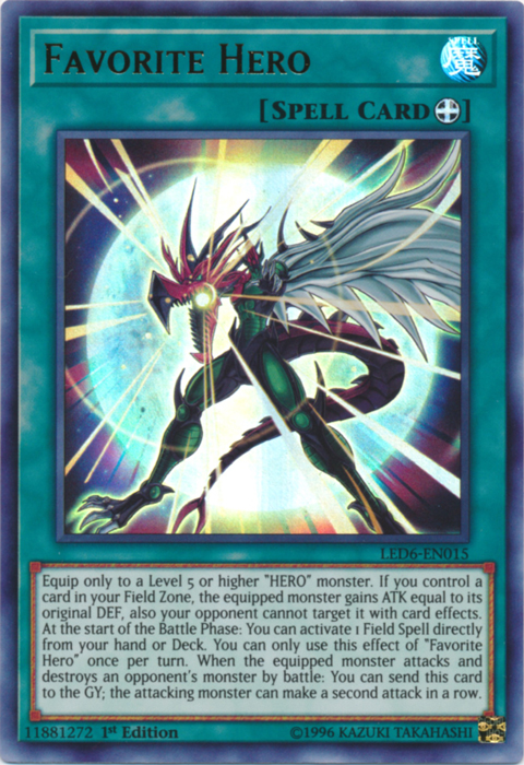 Favorite Hero [LED6-EN015] Ultra Rare | Exor Games Bridgewater