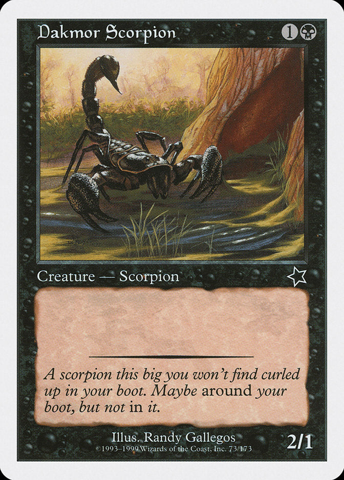 Dakmor Scorpion [Starter 1999] | Exor Games Bridgewater