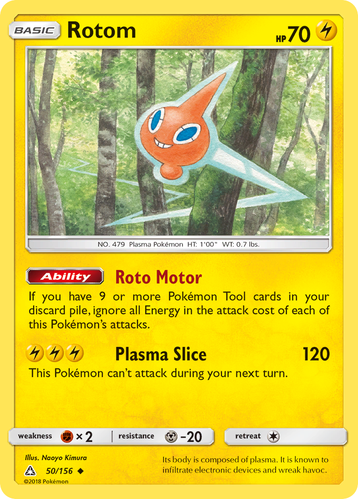 Rotom (50/156) [Sun & Moon: Ultra Prism] | Exor Games Bridgewater