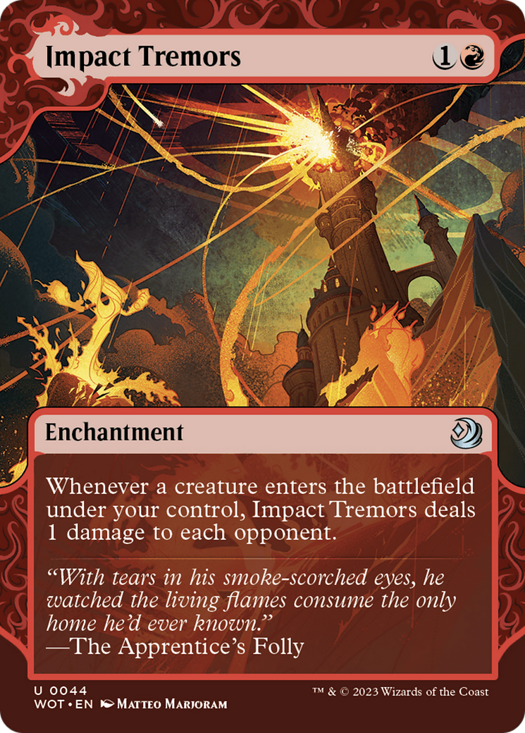 Impact Tremors [Wilds of Eldraine: Enchanting Tales] | Exor Games Bridgewater