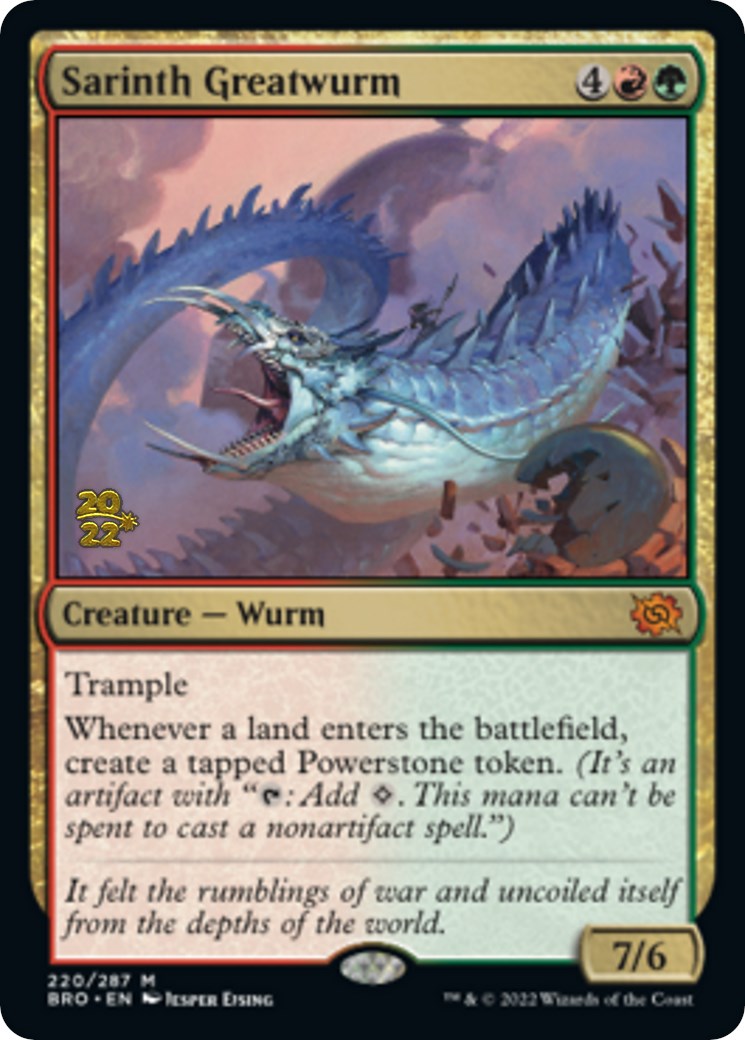 Sarinth Greatwurm [The Brothers' War: Prerelease Promos] | Exor Games Bridgewater