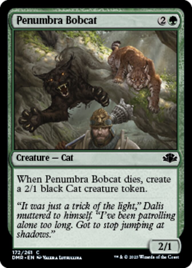 Penumbra Bobcat [Dominaria Remastered] | Exor Games Bridgewater