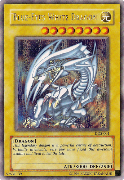 Blue-Eyes White Dragon (Dark Duel Stories) [DDS-001] Secret Rare | Exor Games Bridgewater