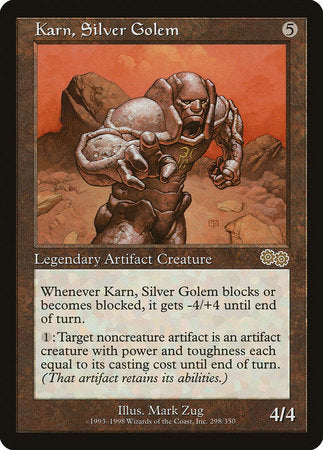 Karn, Silver Golem [Urza's Saga] | Exor Games Bridgewater