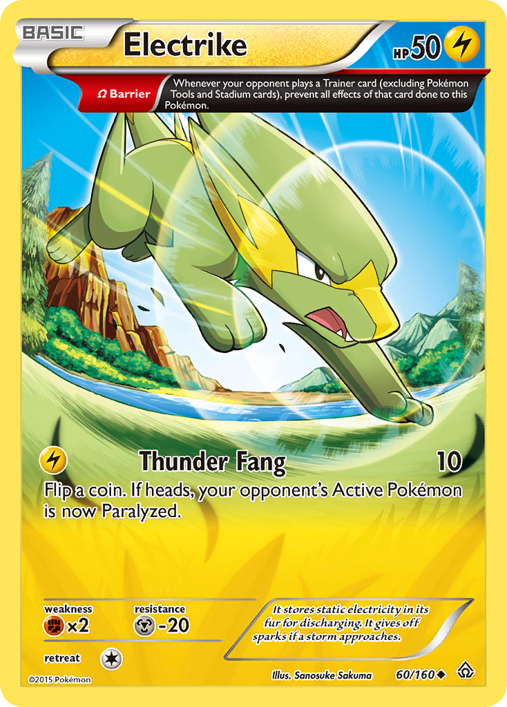 Electrike (60/160) [XY: Primal Clash] | Exor Games Bridgewater