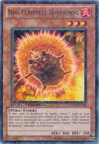 Neo Flamvell Hedgehog [DT04-EN062] Rare | Exor Games Bridgewater