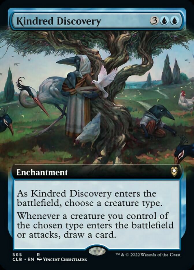 Kindred Discovery (Extended Art) [Commander Legends: Battle for Baldur's Gate] | Exor Games Bridgewater