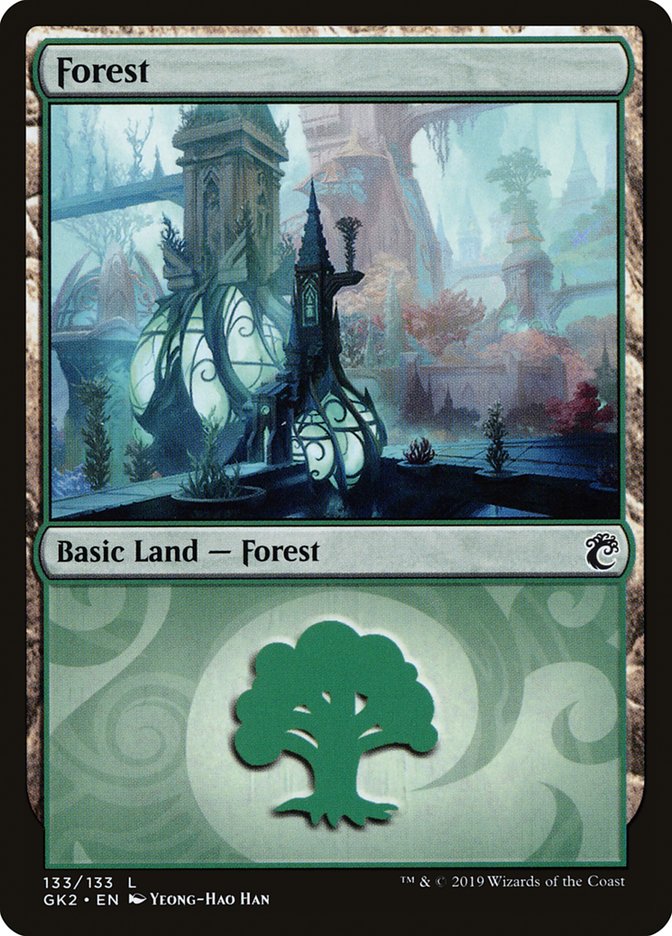 Forest (133) [Ravnica Allegiance Guild Kit] | Exor Games Bridgewater