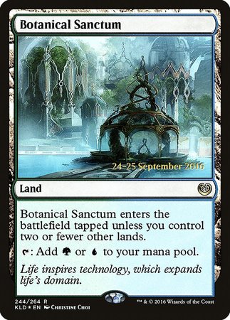 Botanical Sanctum [Kaladesh Promos] | Exor Games Bridgewater