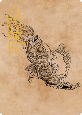 Decanter of Endless Water Art Card (Gold-Stamped Signature) [Commander Legends: Battle for Baldur's Gate Art Series] | Exor Games Bridgewater