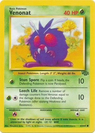 Venonat (63/64) [Jungle Unlimited] | Exor Games Bridgewater