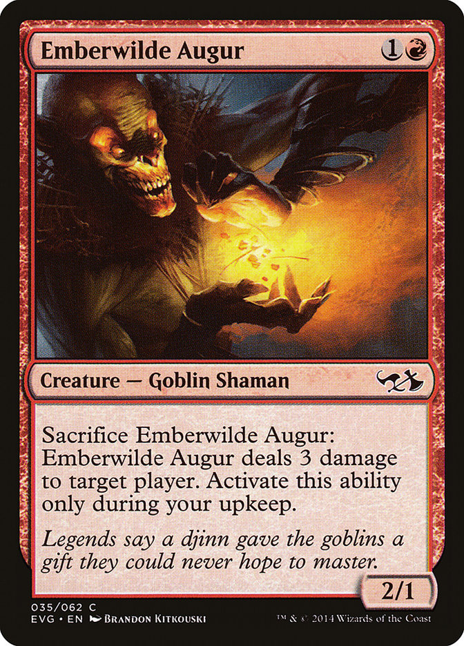 Emberwilde Augur (Elves vs. Goblins) [Duel Decks Anthology] | Exor Games Bridgewater