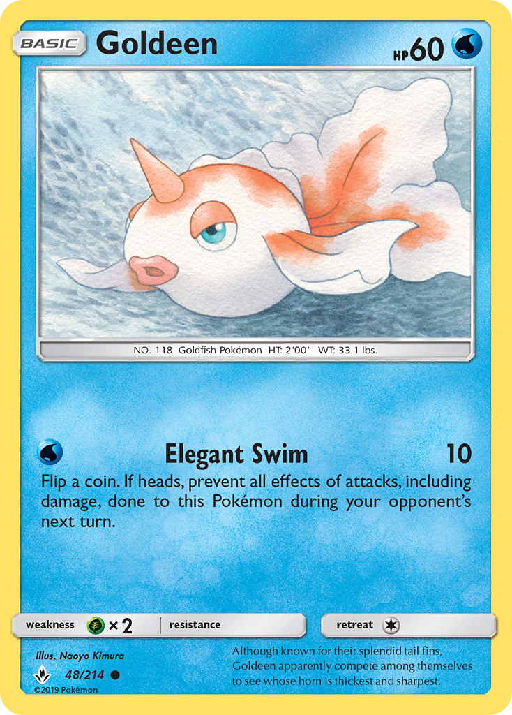 Goldeen (48/214) [Sun & Moon: Unbroken Bonds] | Exor Games Bridgewater