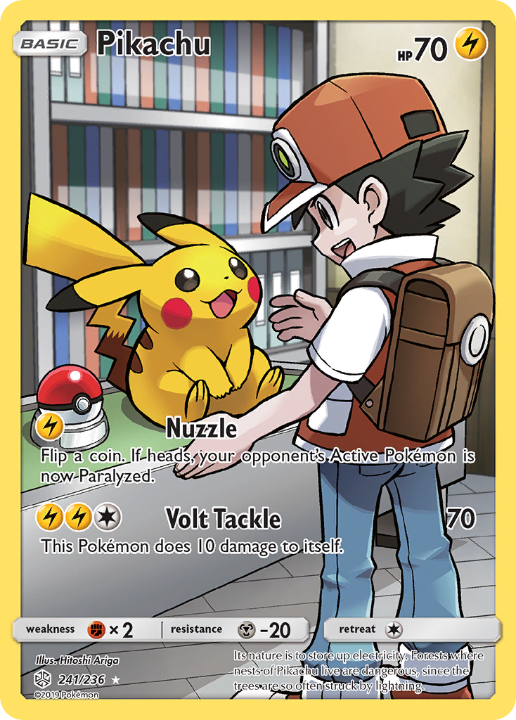 Pikachu (241/236) [Sun & Moon: Cosmic Eclipse] | Exor Games Bridgewater