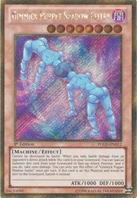 Gimmick Puppet Shadow Feeler [PGLD-EN012] Gold Secret Rare | Exor Games Bridgewater