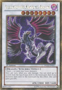 Blackfeather Darkrage Dragon [PGLD-EN017] Gold Secret Rare | Exor Games Bridgewater