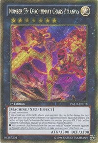 Number C6: Chronomaly Chaos Atlandis [PGLD-EN018] Gold Secret Rare | Exor Games Bridgewater