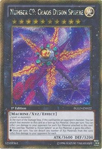 Number C9: Chaos Dyson Sphere [PGLD-EN022] Gold Secret Rare | Exor Games Bridgewater