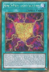 Rank-Up-Magic Argent Chaos Force [PGLD-EN027] Gold Secret Rare | Exor Games Bridgewater