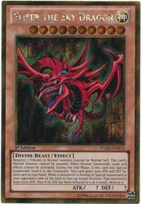 Slifer the Sky Dragon [PGLD-EN032] Gold Secret Rare | Exor Games Bridgewater