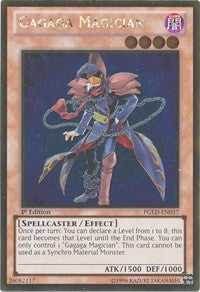 Gagaga Magician [PGLD-EN037] Gold Rare | Exor Games Bridgewater