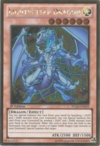 Lightpulsar Dragon [PGLD-EN039] Gold Rare | Exor Games Bridgewater