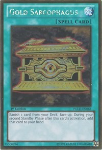 Gold Sarcophagus [PGLD-EN068] Gold Rare | Exor Games Bridgewater