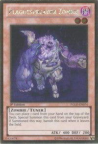 Plaguespreader Zombie [PGLD-EN074] Gold Rare | Exor Games Bridgewater