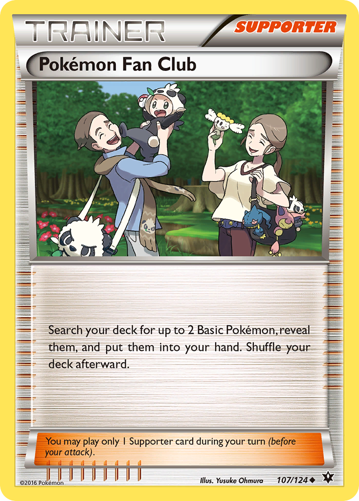 Pokemon Fan Club (107/124) [XY: Fates Collide] | Exor Games Bridgewater