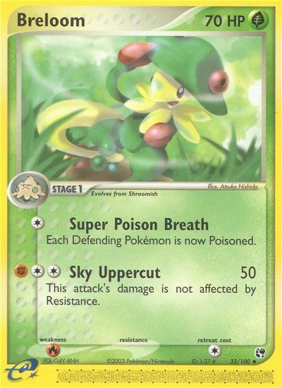 Breloom (33/100) [EX: Sandstorm] | Exor Games Bridgewater