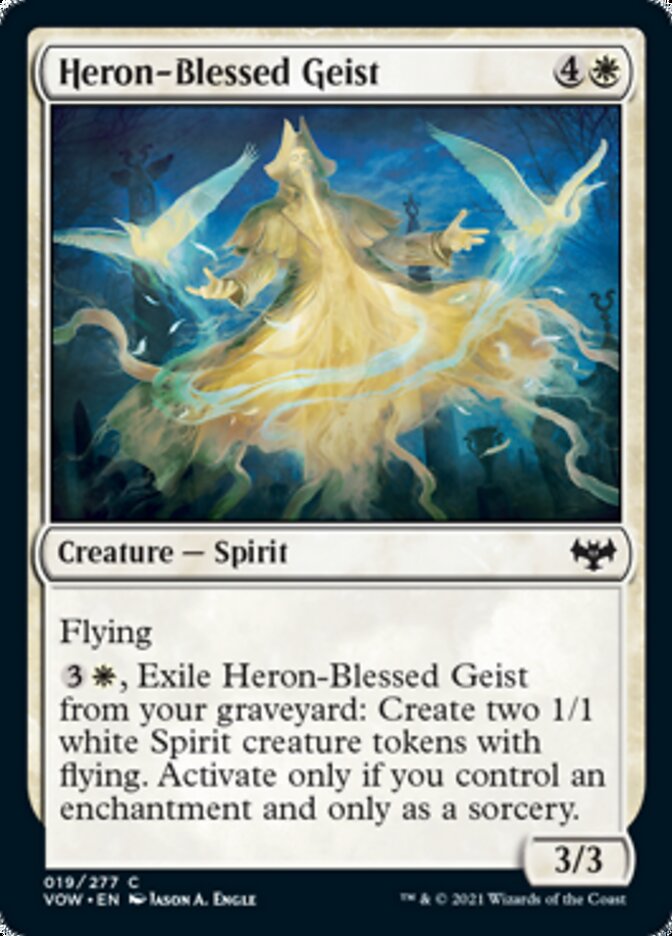 Heron-Blessed Geist [Innistrad: Crimson Vow] | Exor Games Bridgewater