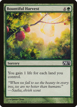 Bountiful Harvest [Magic 2012] | Exor Games Bridgewater