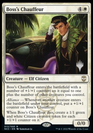 Boss's Chauffeur (Promo Pack) [Streets of New Capenna Commander Promos] | Exor Games Bridgewater