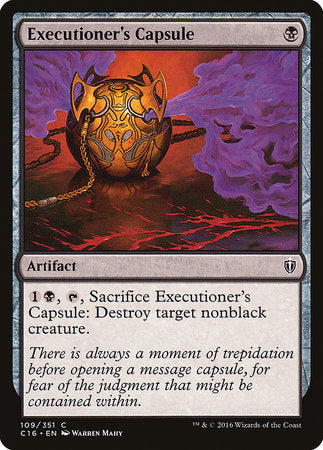 Executioner's Capsule [Commander 2016] | Exor Games Bridgewater