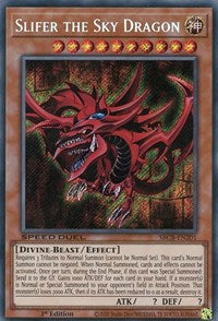 Slifer the Sky Dragon [SBCB-EN201] Secret Rare | Exor Games Bridgewater