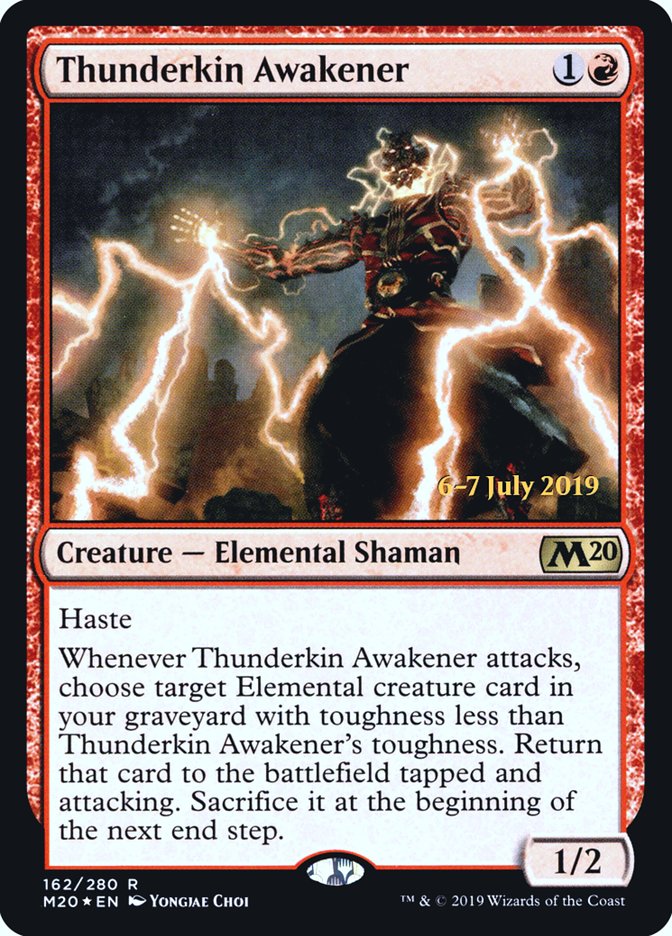 Thunderkin Awakener  [Core Set 2020 Prerelease Promos] | Exor Games Bridgewater