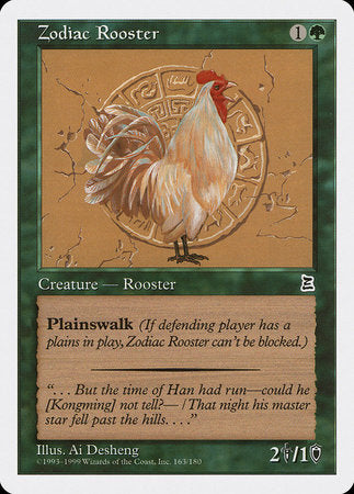 Zodiac Rooster [Portal Three Kingdoms] | Exor Games Bridgewater