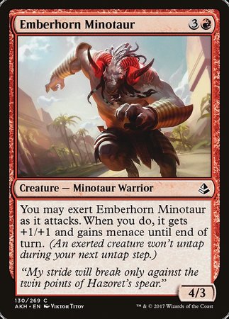 Emberhorn Minotaur [Amonkhet] | Exor Games Bridgewater