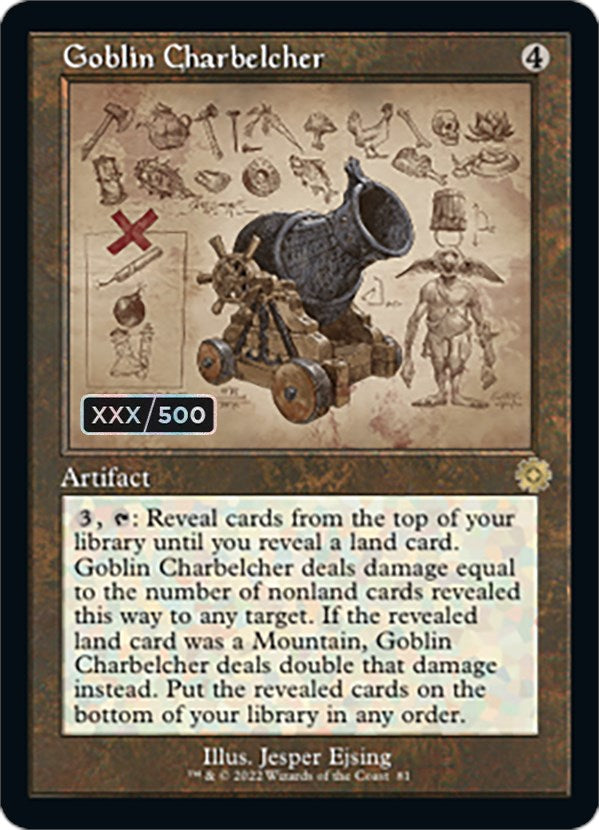 Goblin Charbelcher (Retro Schematic) (Serial Numbered) [The Brothers' War Retro Artifacts] | Exor Games Bridgewater