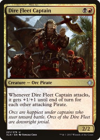 Dire Fleet Captain [Ixalan] | Exor Games Bridgewater