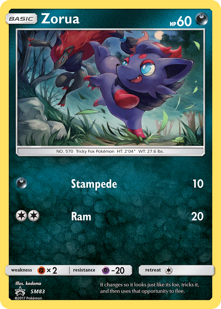 Zorua (SM83) [Sun & Moon: Black Star Promos] | Exor Games Bridgewater