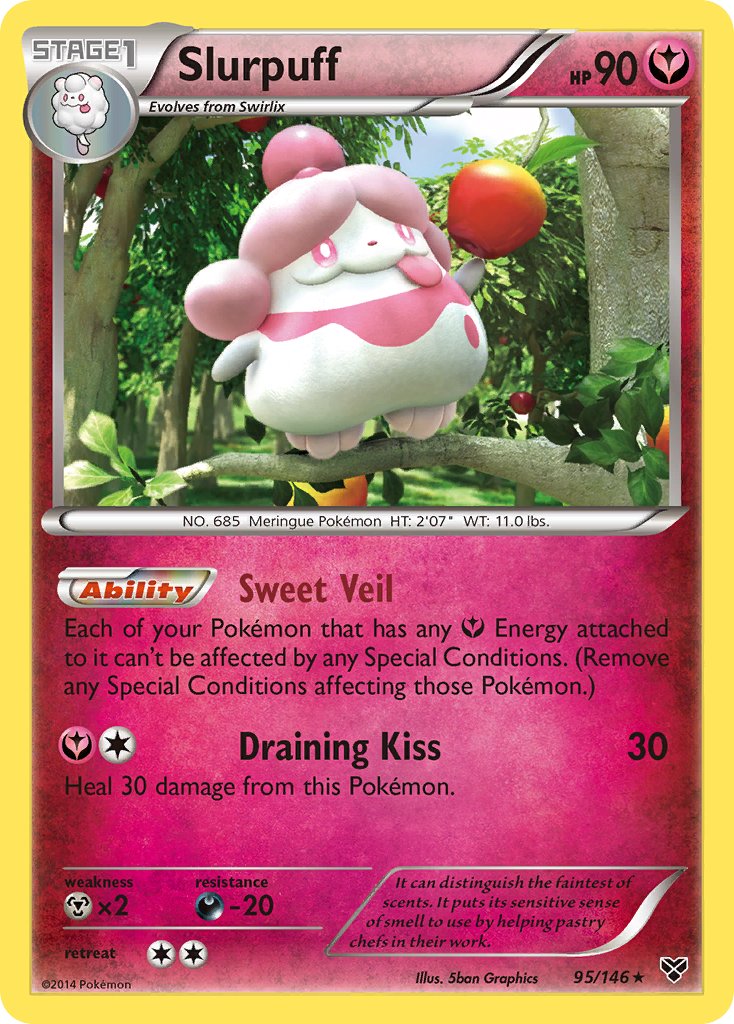 Slurpuff (95/146) (Theme Deck Exclusive) [XY: Base Set] | Exor Games Bridgewater