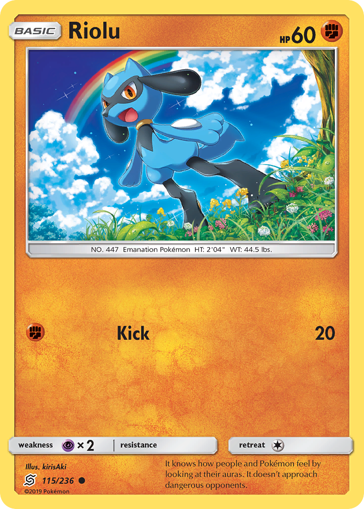 Riolu (115/236) [Sun & Moon: Unified Minds] | Exor Games Bridgewater