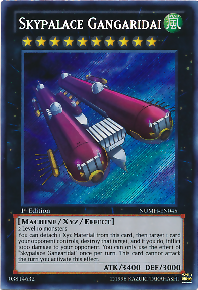 Skypalace Gangaridai [NUMH-EN045] Secret Rare | Exor Games Bridgewater