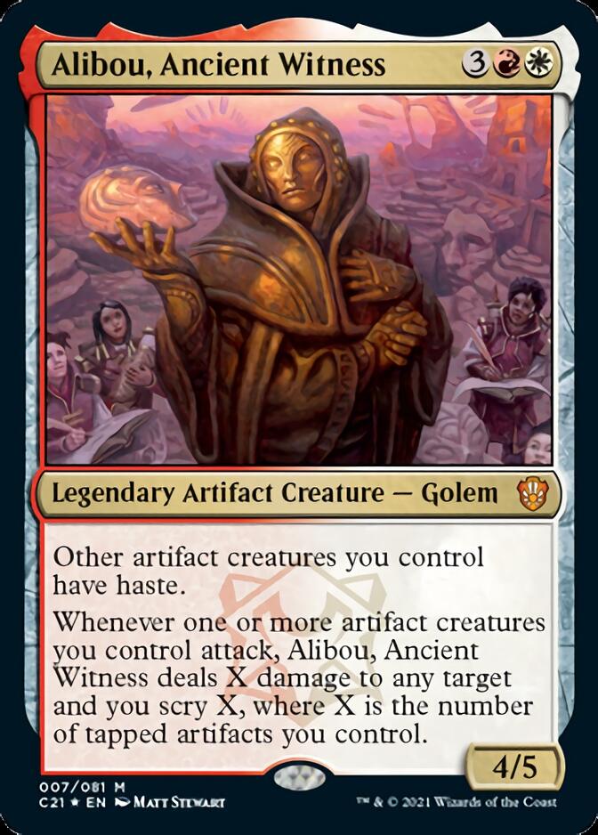 Alibou, Ancient Witness [Commander 2021] | Exor Games Bridgewater